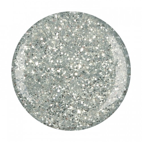 Glimmer gel silber grob