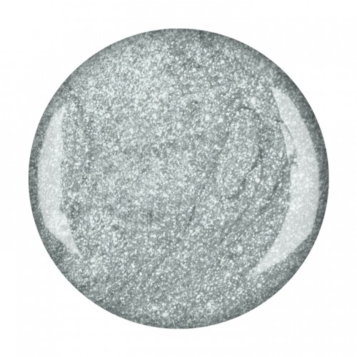 Glimmer gel silber