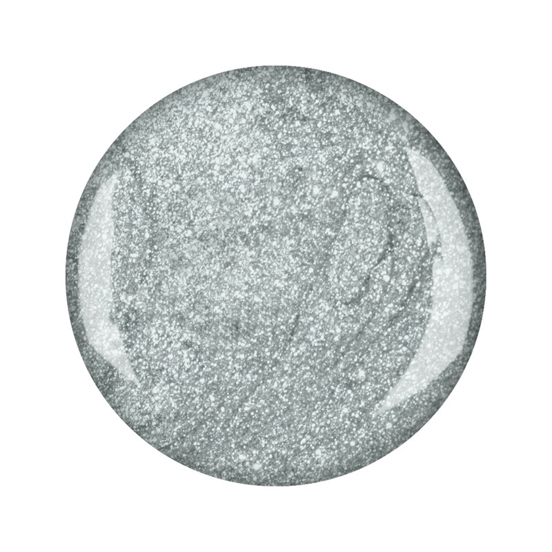 Glimmer gel silber