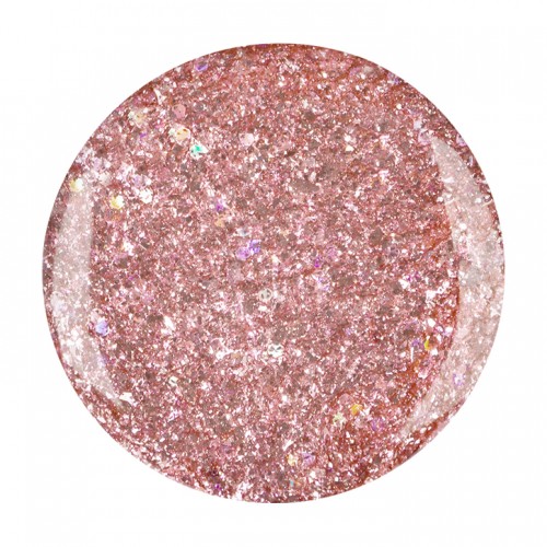 Glimmer gel rosé crystal